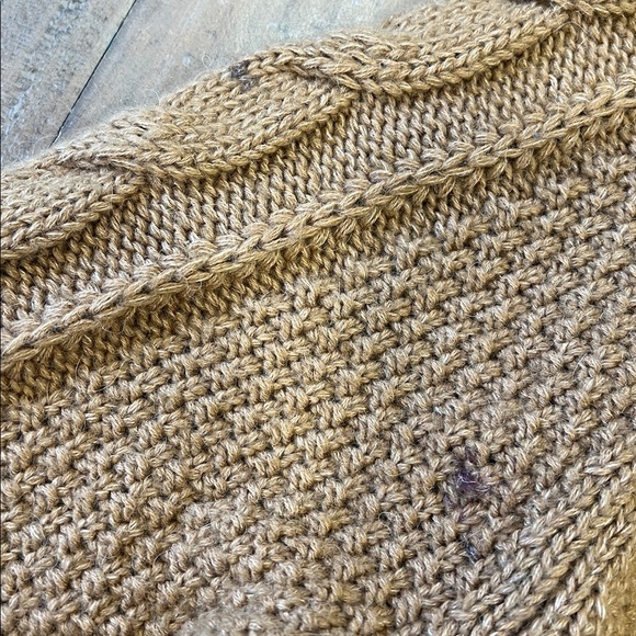 Gap caramel cable knit turtleneck sweater small boxy cozy oversized - Picture 3 of 8